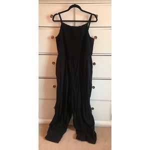black jumpsuit